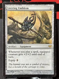 Leering Emblem - Reg - MTG - Eventide - 171/180 - RARE ~ LP - Image 3