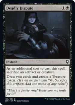 MTG English Deadly Dispute NM Normal Commander Legends: Battle for Baldur's Gate - Image 1