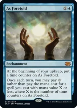 MTG English As Foretold NM Normal Double Masters 2022 - Image 1