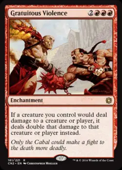MTG English Gratuitous Violence NM Normal Conspiracy: Take the Crown - Image 1