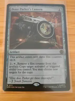 MTG Peter Parker’s Camera (FOIL) 0171 Spider-Man M/NM Free UK P&P - Image 1