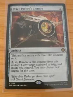 MTG Peter Parker’s Camera 0171 Spider-Man M/NM Free UK P&P - Image 1