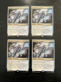 Biorganic Carapace X4X NM/M Marvel’s Spider-Man SPM Magic Gathering MTG - Image 1