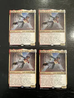 Arana, Heart of the Spider X4X NM/M Marvel’s Spider-Man SPM Magic Gathering MTG - Image 1