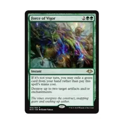 WOTC MtG Modern Horizons Force of Vigor (R) NM - Image 1