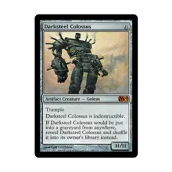 WOTC MtG M10 Darksteel Colossus (MR) EX - Image 1