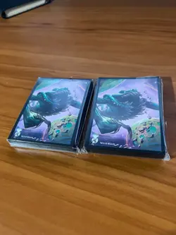 Magic The Gathering MTG MagicCon Atlanta Galaxy Yargle 2 Packs Sleeves - New - Image 1