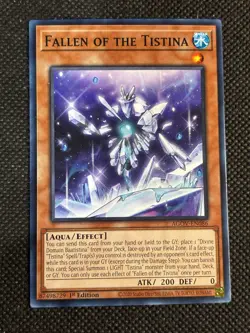 3x YuGiOh! - Fallen Of The Tistina AGOV-EN086 Common 1st Edition Near Mint - Image 2
