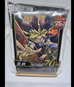 YuGiOh Konami 25th Anniversary 70 Pcs Yami Yugi Sleeves SEALED Japanese - Image 1