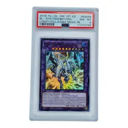 2018 Yugioh 1st Edition Blue Eyes Twin Burst Dragon Legendary Collection PSA 8 - Image 1