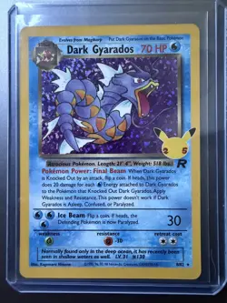 Dark Gyarados 8/82 Holo Rare Celebrations Pokemon Card - NM Near Mint - Image 1