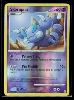 2007 Diamond & Pearl Skorupi Reverse Holo #99 Pokemon Card - Image 1
