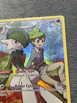 Gallade 244/236 2019 Pokemon Card Cosmic Eclipse Moderate Play Full Art Rare - Image 3