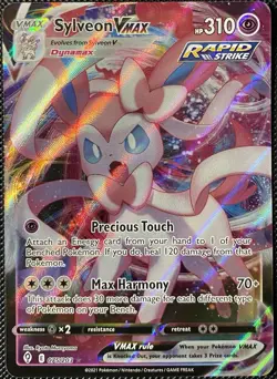 Sylveon Vmax SWSH07: Evolving Skies 075/203 Holo - Pokemon Card - Image 1