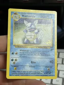 Wartortle 63/130 W STAMPED WOTC Promo 2000 Pokemon Card TCG - Image 4