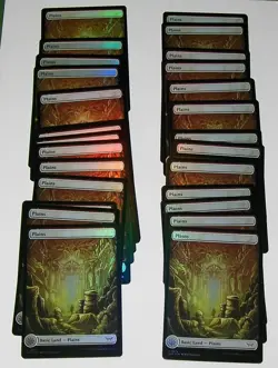 28x Plains Foil Full Art Land card Duskmourn lot MTG - Image 1
