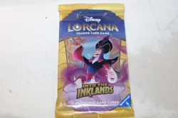 Disney Lorcana INTO THE INKLANDS Booster 3x Packs TCG-36 cards-New/Sealed - Image 1