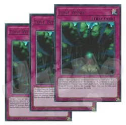 Yugioh - Lost Wind x 3 1st Edition Ultra Rare LP - Plus Free Holographic Card - Image 1