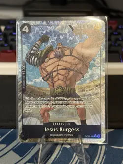 One Piece Card Game PRB-02 Jesus Burgess (ALT ART) OP09-086 - English - Image 1