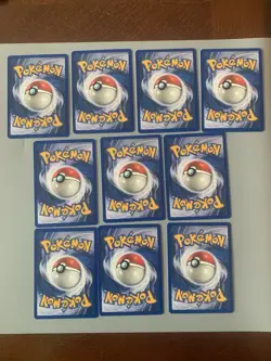 First Edition - Vintage Pokemon Cards - Gym Heroes- Lot of 10 - LP - Image 2