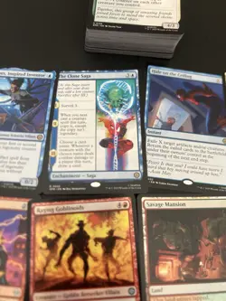 Magic The Gathering Marvel Spiderman Cards Lot - Image 3
