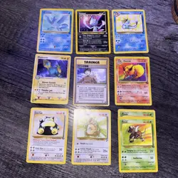 Vintage Pokemon 10 Card Lot! Rare Holo +Rare +1st Edition! *Read Description* - Image 1