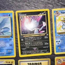 Vintage Pokemon 10 Card Lot! Rare Holo +Rare +1st Edition! *Read Description* - Image 3