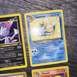 Vintage Pokemon 10 Card Lot! Rare Holo +Rare +1st Edition! *Read Description* - Image 4