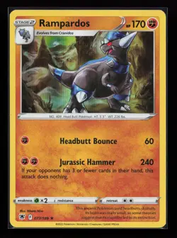 Rampardos 077/189 Holo Rare SWSH10: Astral Radiance Pokemon Card - Image 1