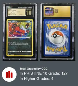 Yveltal CGC 10 PRISTINE - Amazing Rare Holo 046/072 - Shining Fates Pokemon Card - Image 3