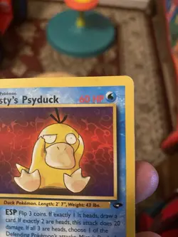 Pokemon TCG Misty's Psyduck Gym Challenge Common Card 90/132 MP - Image 4