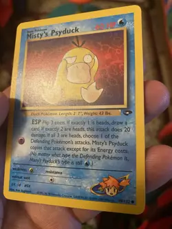 Pokemon TCG Misty's Psyduck Gym Challenge Common Card 90/132 MP - Image 5