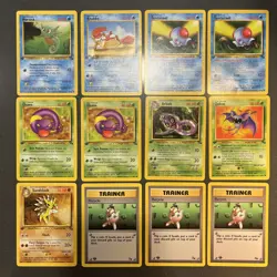 Pokemon TCG Lot 12 Cards Base Set FIRST EDITION FOSSIL - Image 1