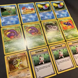 Pokemon TCG Lot 12 Cards Base Set FIRST EDITION FOSSIL - Image 2