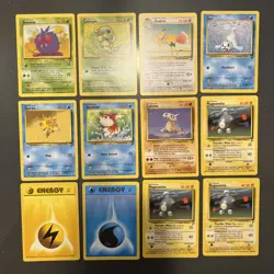 Pokemon TCG Lot 12 Cards BASE SET 2 - Image 1
