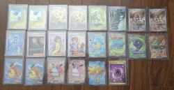 Pokemon 151 IR And Full Art Lot Of 22 Near Mint Cards - Image 1