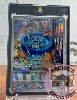 Pokemon Card Indonesia Squirtle AR Promo Shiny Treasure Promo 094/SV-P NEAR-MINT - Image 1