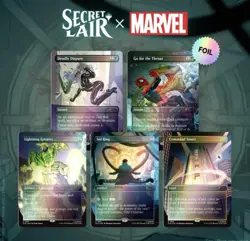 MTG Secret Lair x Marvel's Spider-Man: Villainous Plots Foil Edition Presale - Image 1