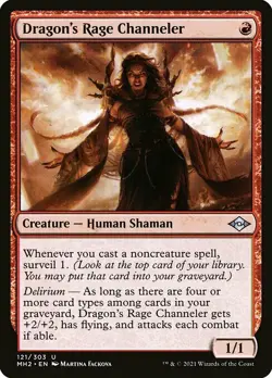 1x Dragon's Rage Channeler - NM English MTG - Modern Horizons 2 - Image 1