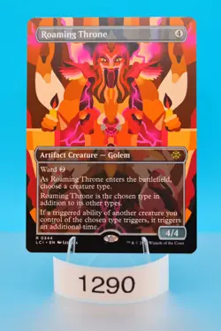 MTG Roaming Throne (Borderless) The Lost Caverns of Ixalan Regular #344 - Image 1