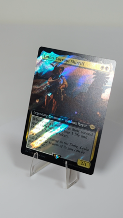 Lotho Corrupt Shirriff Extended Art Surge Foil Universes Beyond MTG LP - Image 2
