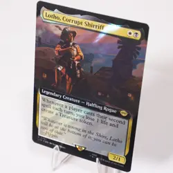 Lotho Corrupt Shirriff Extended Art Surge Foil Universes Beyond MTG LP - Image 3