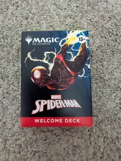 SDCC 2025 Hasbro Magic the Gathering Marvel Spiderman Welcome Deck GREEN - Image 1