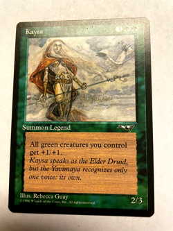 Kaysa Alliances Regular Very hard to find in un played condition check it out!!! - Image 1