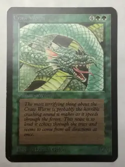 !MTG - 1993 - LEA Alpha - CRAW WURM - MP Moderately Played - Image 1