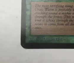 !MTG - 1993 - LEA Alpha - CRAW WURM - MP Moderately Played - Image 4