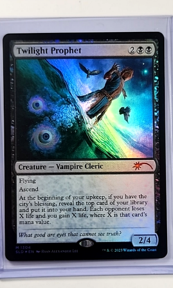 2023 MTG Magic The Gathering SLD Secret Lair Drop Foil #1304 Twilight Prophet - Image 1