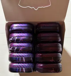 Pokemon TCG Mega Evolution MEGA HEROES MINI TIN DISPLAY Tins Sealed - Image 2