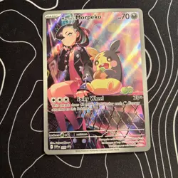 Marnie's Morpeko 206 SV Promo Illustration Rare NM Pokemon TCG - Image 1