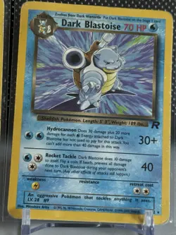 (2) Dark Blastoise 20/82 Non Holo Team Rocket Set Rare Pokemon Card Hp/dmg - Image 3